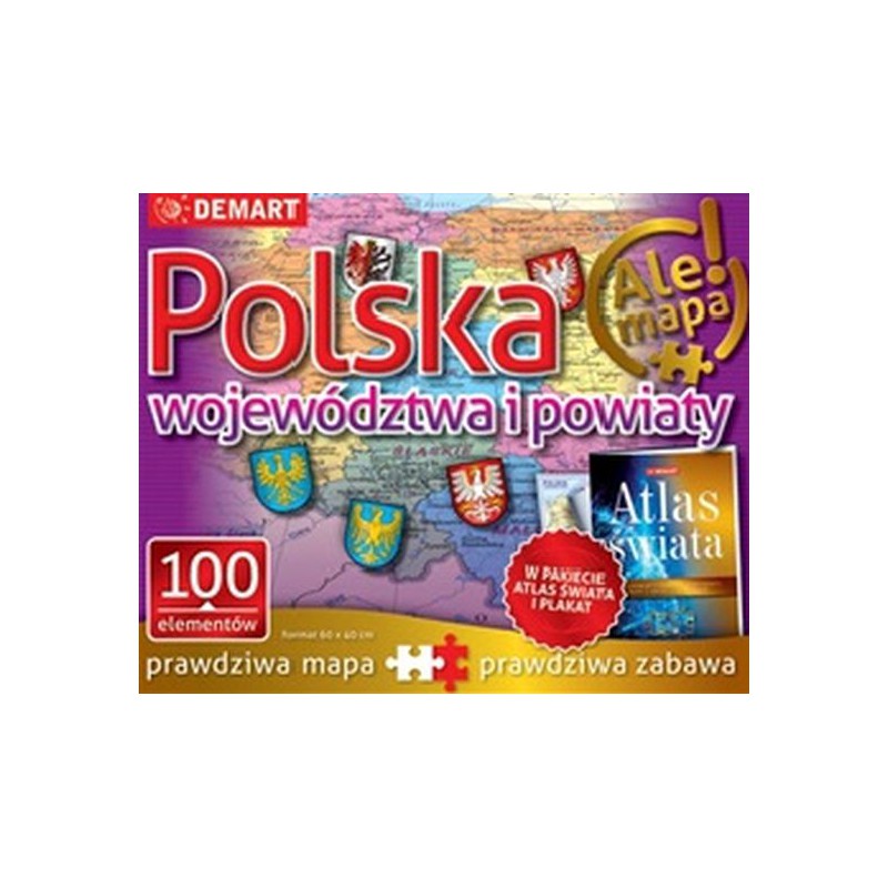 Puzzle edukacyjne Polska -...